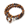 TCC™ Natural Tiger Eye Stainless Steel Anchor Bracelet